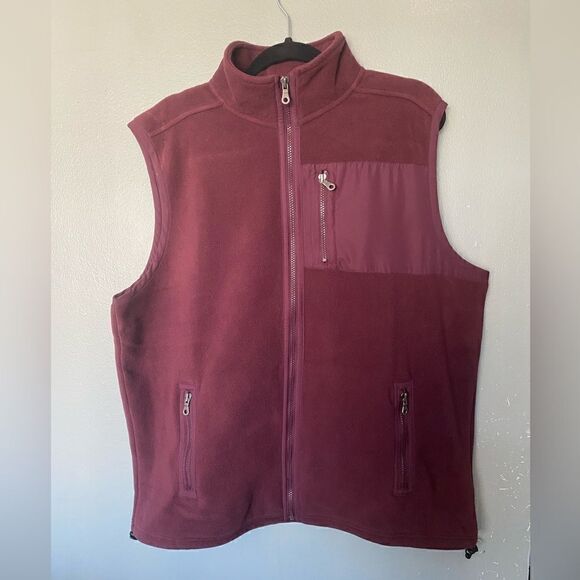 Croft & Barrow Men Vest full zipper size large - Picture 1 of 8